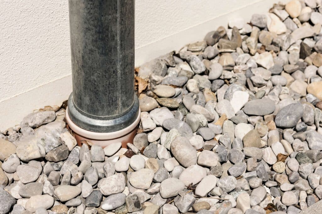 Underground and French drainage installation in Woodway, TX